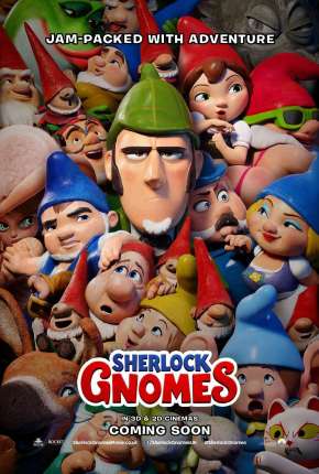 Capa Sherlock Gnomes e o Mistério do Jardim