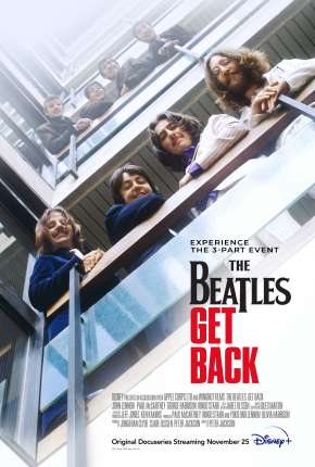 Capa The Beatles - Get Back - 1ª Temporada Legendada