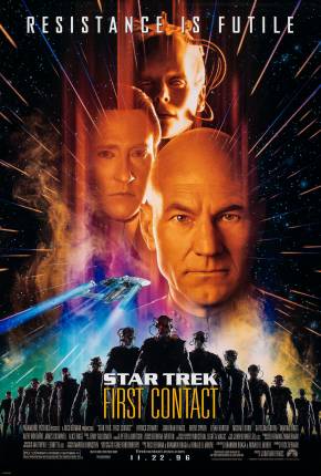 Capa Jornada nas Estrelas - Primeiro Contato / Star Trek: First Contact