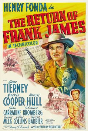 Capa A Volta de Frank James / The Return of Frank James