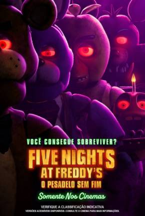 Capa Five Nights At Freddys - O Pesadelo Sem Fim