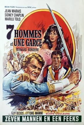 Capa Sept hommes et une garce - Legendado