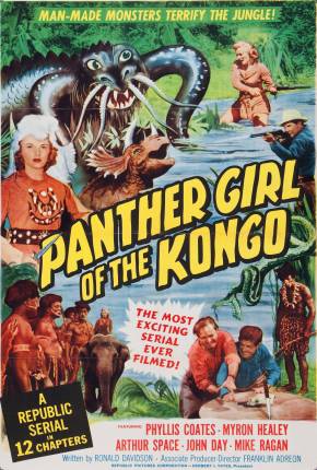 Capa A Mulher Pantera / Panther Girl of the Kongo - Legendado